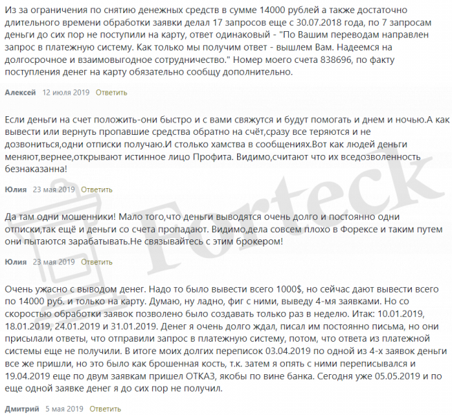 Форекс Брокер Profit Group Inc. – Рейтинг, информация, отзывы клиентов