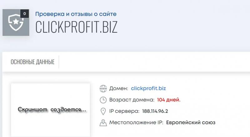 Отзывы сотрудничестве с ClickProfit