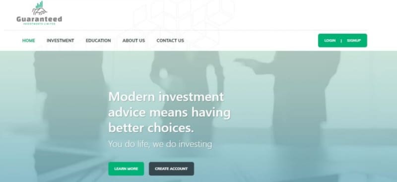 Guaranteed Investments Limited (guaranteeoption.com)