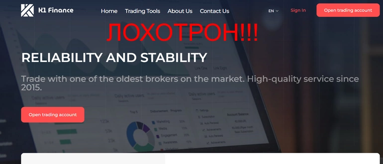 K1 finance — отзывы и обзор сайта