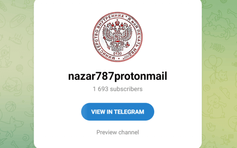 nazar787protonmail (t.me/nazar787pratonmaill) обман с изготовлением документов!